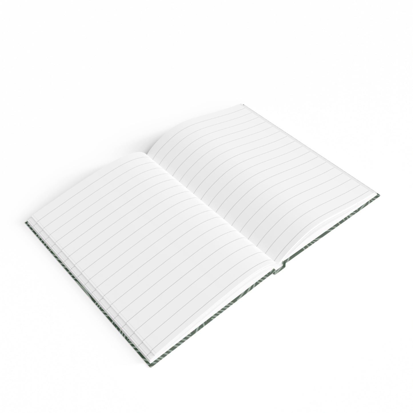 Botanical Green Leaf Ruled Journal — Lined Notebook for Notes & Daily Planning