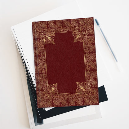 Red Victorian Vintage Style Sketchbook