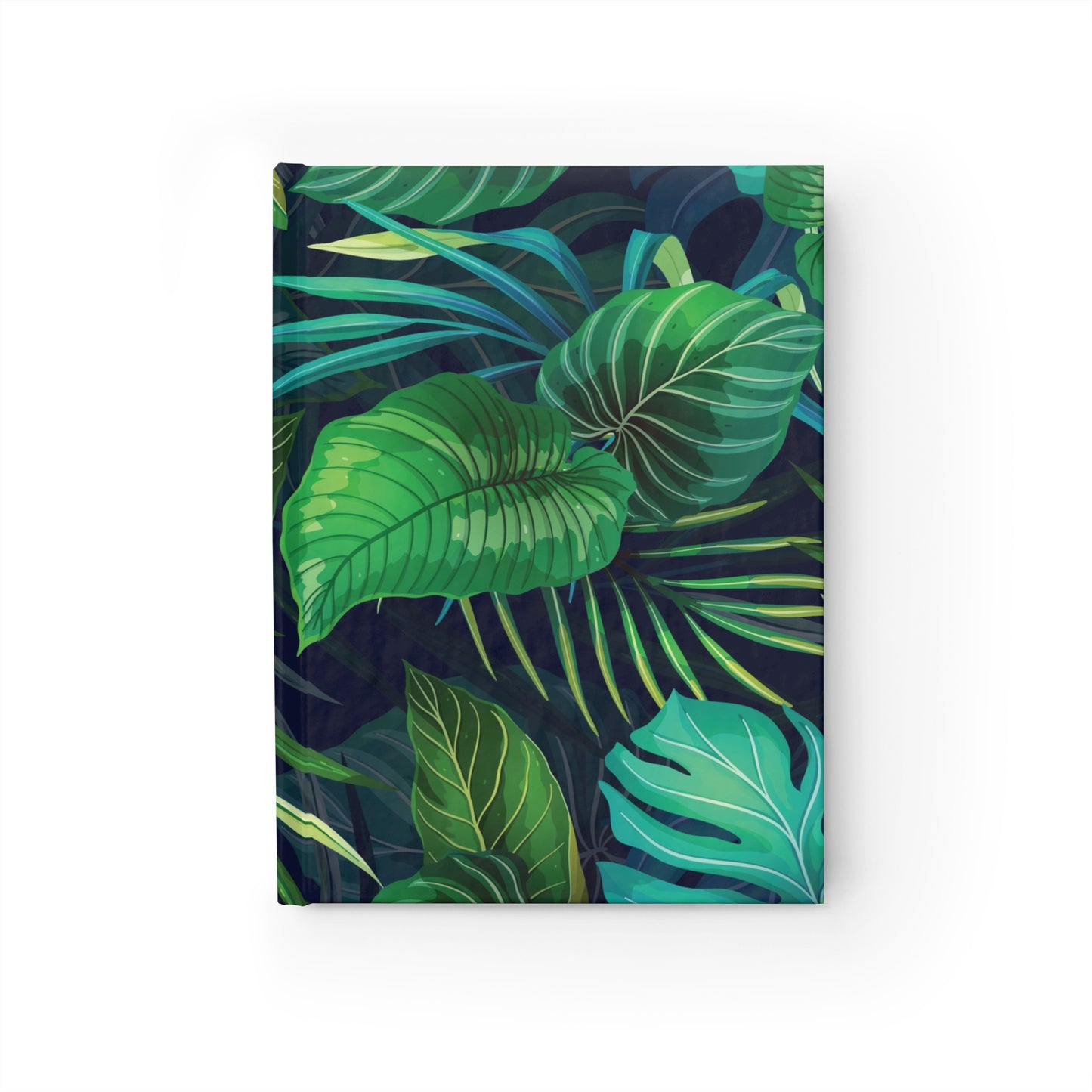 Tropical Leaves Ruled Journal