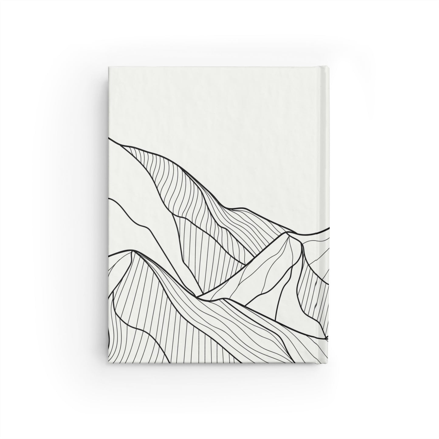 Minimalist Mountain Journal Lined Notebook