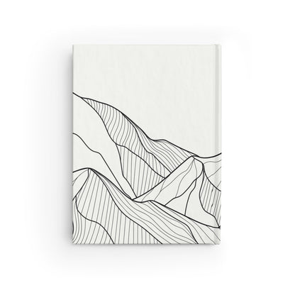 Minimalist Mountain Journal Lined Notebook