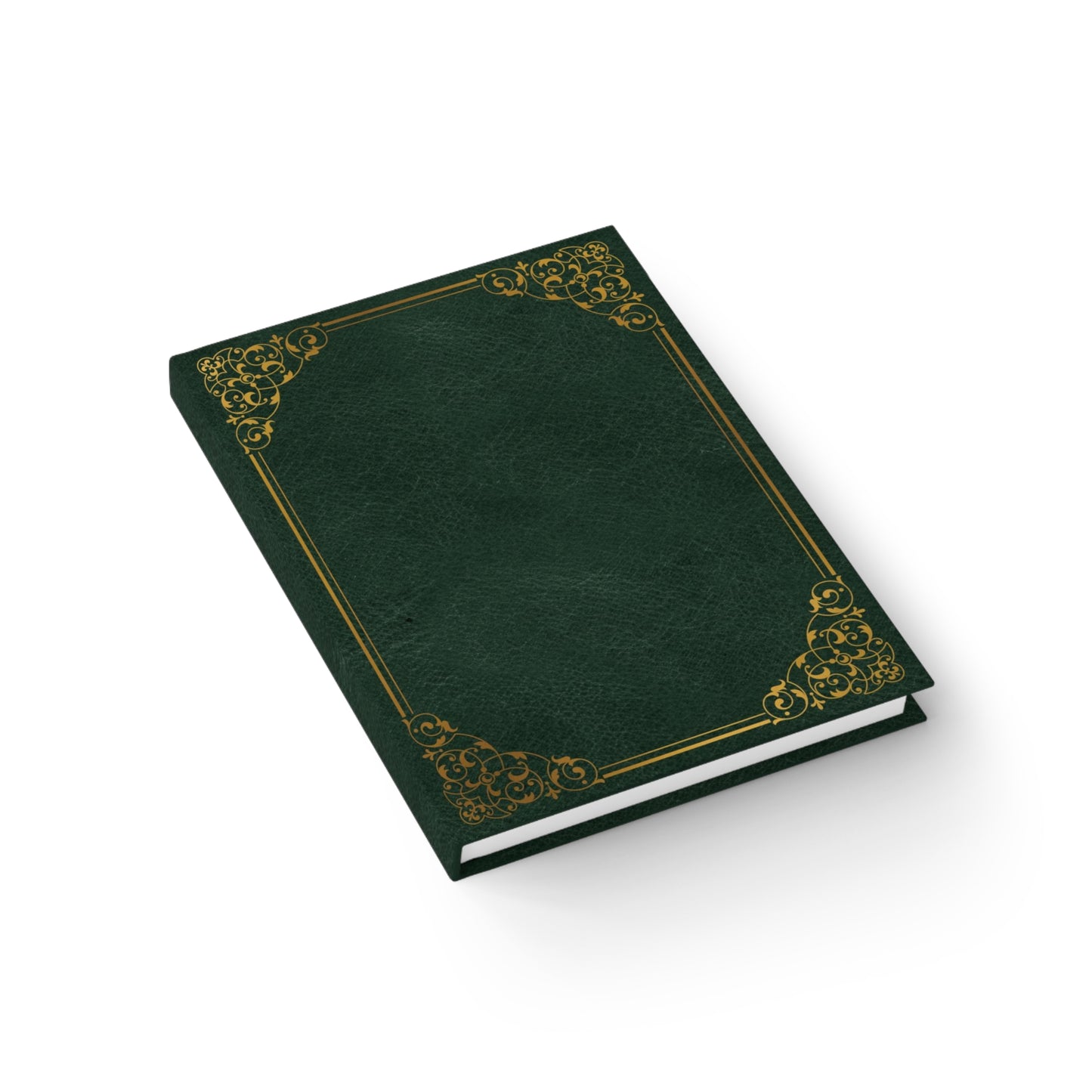 Green Victorian Vintage Style Sketchbook