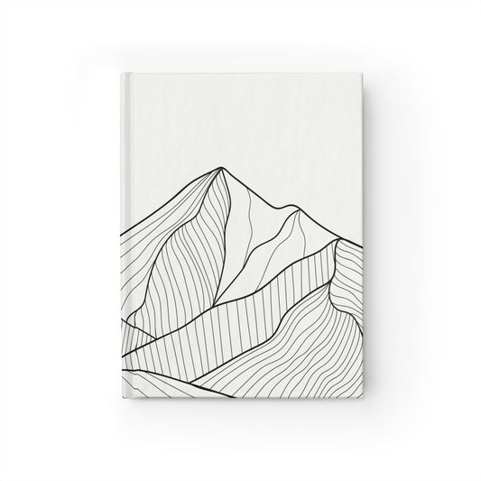 Minimalist Mountain Journal Lined Notebook