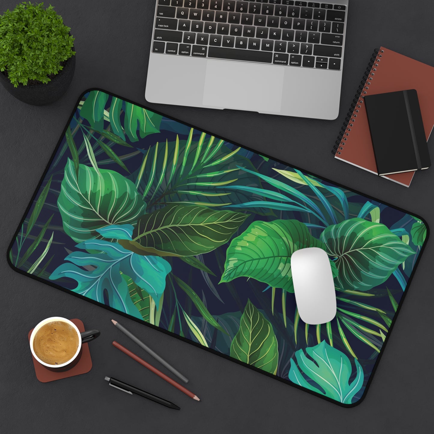 Tropical Leaf Desk Mat