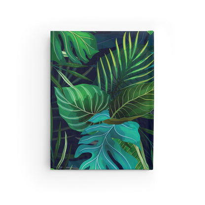 Tropical Leaves Ruled Journal