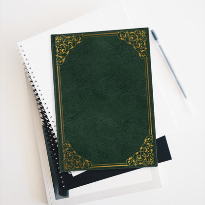 Green Victorian Vintage Style Sketchbook
