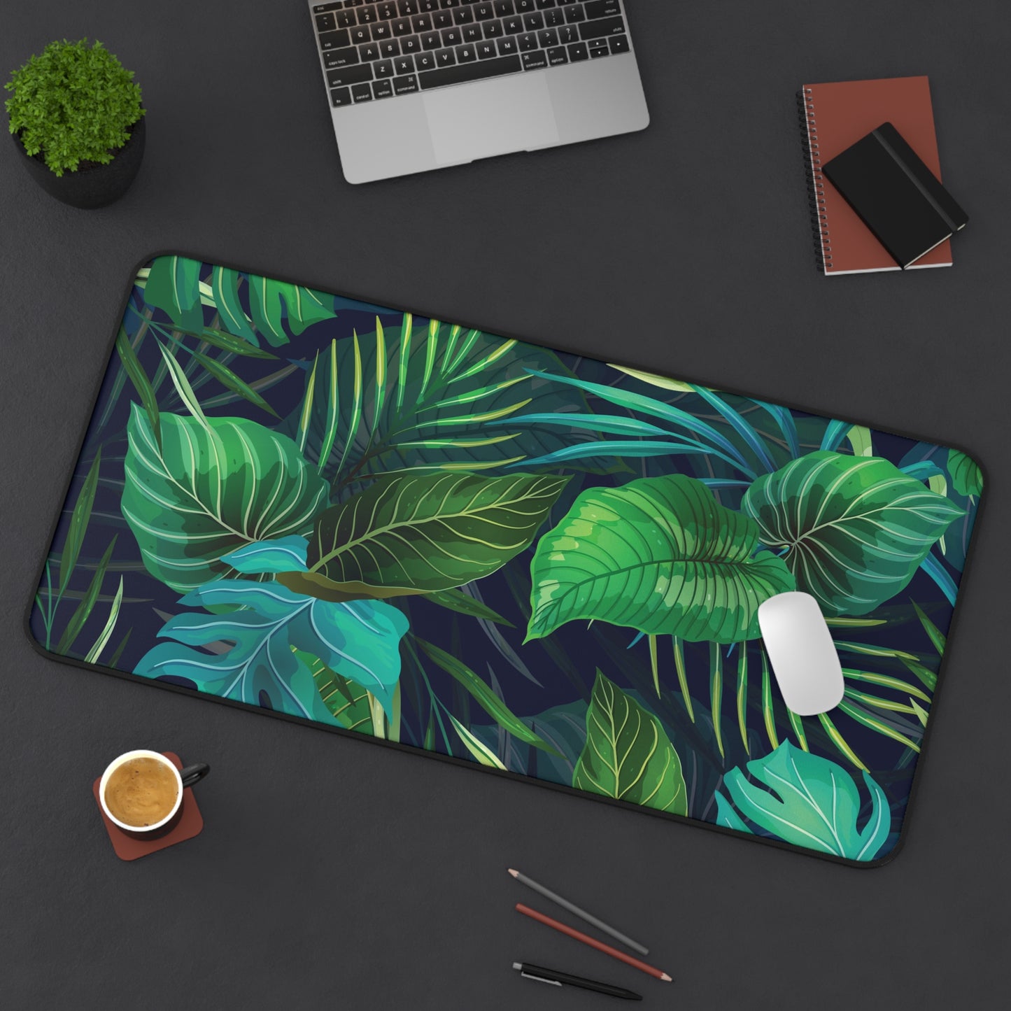 Tropical Leaf Desk Mat