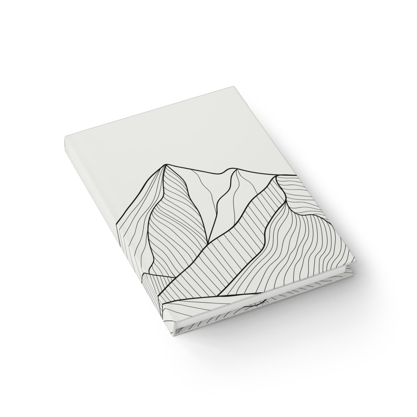 Minimalist Mountain Journal Lined Notebook