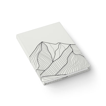 Minimalist Mountain Journal Lined Notebook