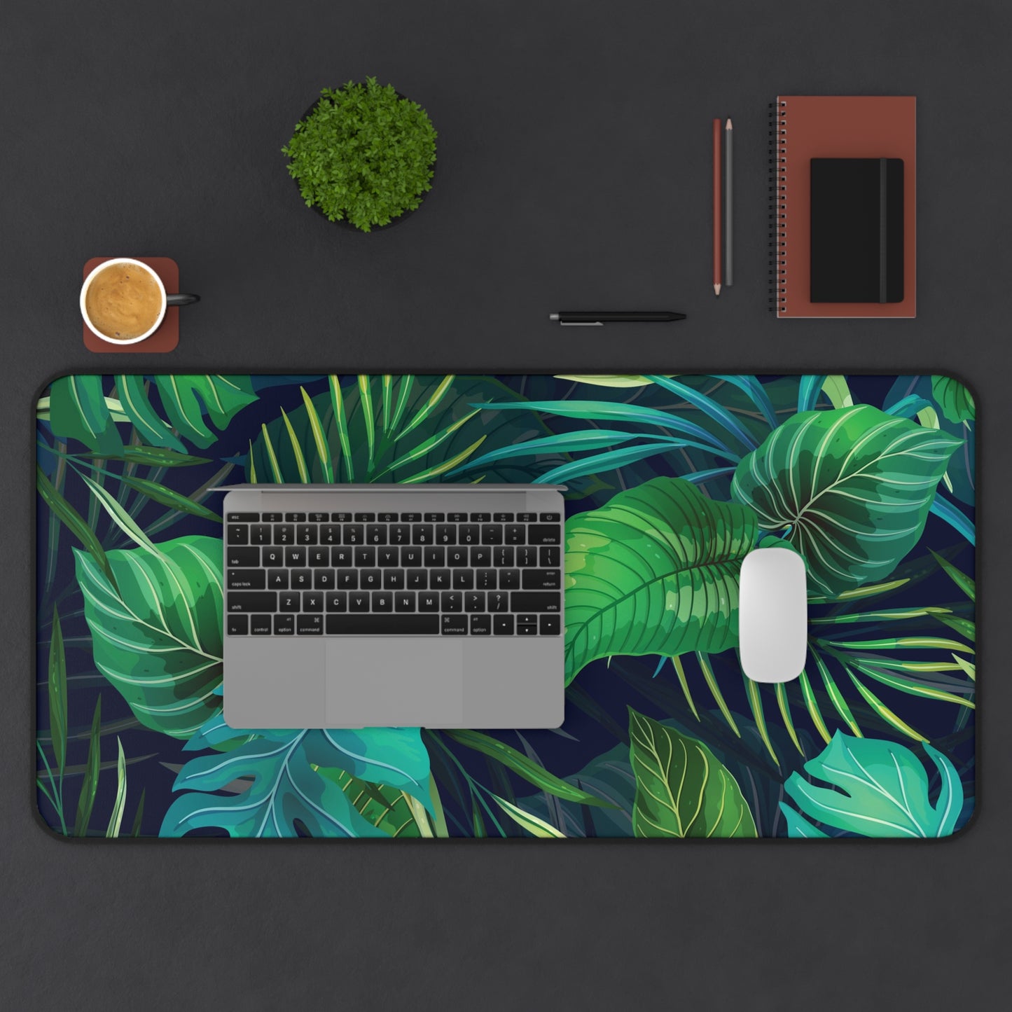 Tropical Leaf Desk Mat